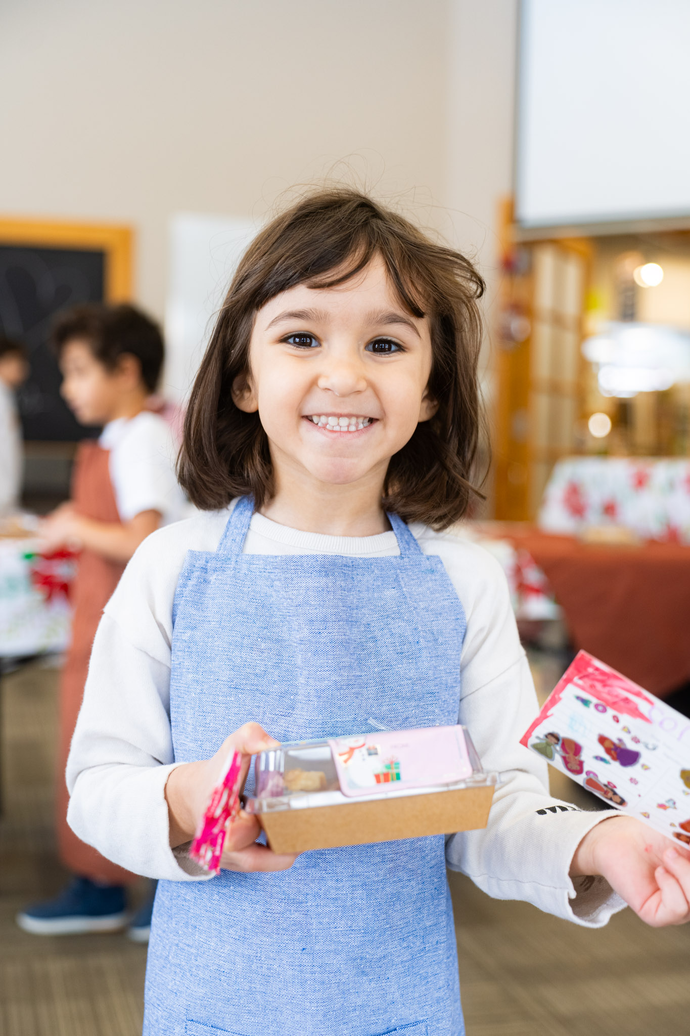 Kids cooking at Little Spoons